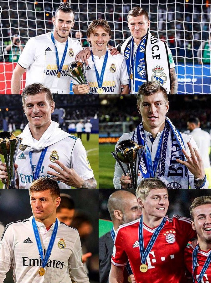 Toni Kroos získal šesté ocenění na mistrovství světa klubů v kariéře
